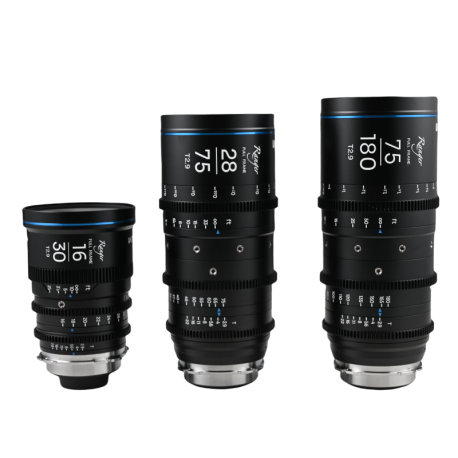 Sada 3 objektivů FF Ranger 16-30 mm + 75-180 mm + 75-180 mm T2,9